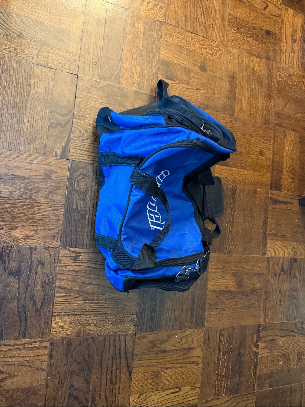 Blue and Black Duffel Bag - Lightweight Carry Bag